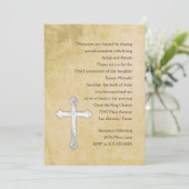 Uitnodiging eerste communautaire Waterverf (Staand voorkant)