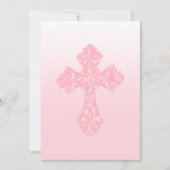 Uitnodiging eerste communautaire Waterverf Roze (Voorkant)