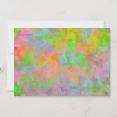 Uitnodiging eerste gemeenschap Abstract met kruis (Achterkant)