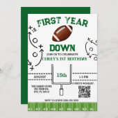 UITNODIGING EERSTE JAAR DOWN (Voorkant / Achterkant)