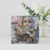 Uitnodiging Eerste Verjaardagskaart Wild One Victo (Staand voorkant)