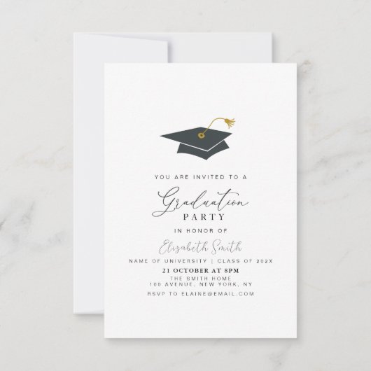 Uitnodiging en aankondiging van het White Script-a (Achterkant)