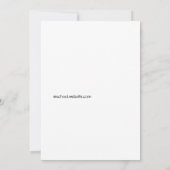 Uitnodiging en briefpapier (Achterkant)