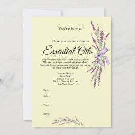 Uitnodiging Etherische Olie Klasse