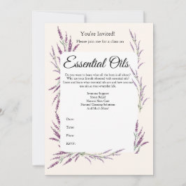 Uitnodiging Etherische Olie Klasse