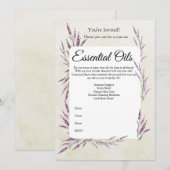 Uitnodiging Etherische Oliecursus (Voorkant / Achterkant)