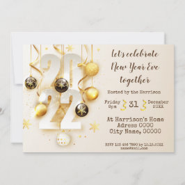 Uitnodiging Eve-partij nieuwjaar