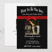 Uitnodiging Eve-partij nieuwjaar (Voorkant / Achterkant)