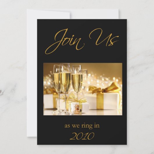 Uitnodiging Eve-partij nieuwjaar (Voorkant)