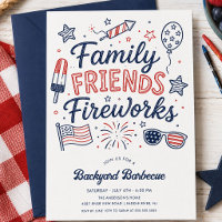 Uitnodiging Familie Vrienden Vuurwerk BBQ