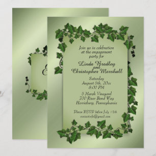 Uitnodiging Fantasy Vines Engagement Party