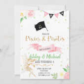 Uitnodiging feest elf en piraat (Voorkant)