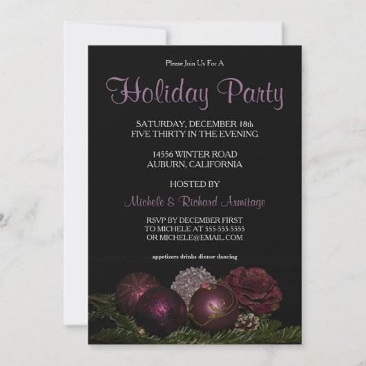 Uitnodiging feestdag (Voorkant)