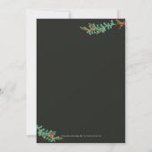 Uitnodiging feestdag feestdag feestdagen (Achterkant)