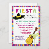 Uitnodiging Fiesta-partij (Voorkant / Achterkant)