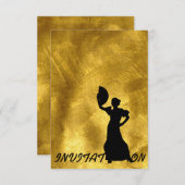 Uitnodiging Flamenco (Voorkant / Achterkant)