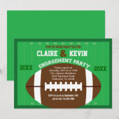 Uitnodiging football Engagement Party (Voorkant / Achterkant)