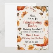 Uitnodiging Friendsgiving (Voorkant / Achterkant)