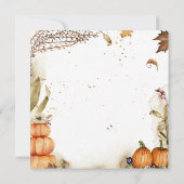 Uitnodiging Friendsgiving Thanksgiving Feestje (Achterkant)