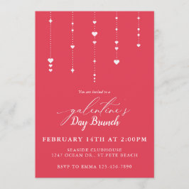 Uitnodiging Galentine's Day Party Brunch