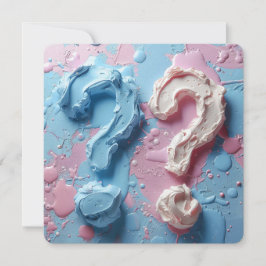 Uitnodiging Geslacht Onthullen Partij Eenvoudige a