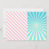 Uitnodiging gezamenlijk feest voor monster jongen  (Achterkant)