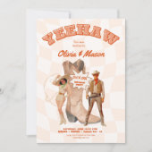 Uitnodiging gezamenlijk feest western cowboylaars (Voorkant)