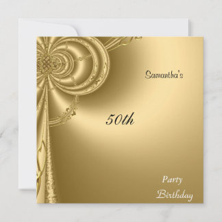Uitnodiging Gouden Verjaardagsfeest