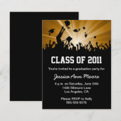 Uitnodiging graduatiepartij 2011 (Voorkant / Achterkant)