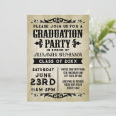 Uitnodiging Graduation Party (Staand voorkant)