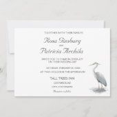 Uitnodiging Grote Blauwe Reiger (Voorkant)