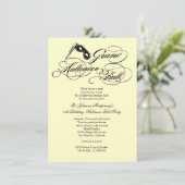 Uitnodiging grote halloween Ball Costume Party (Staand voorkant)