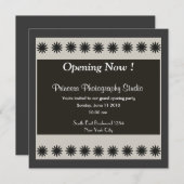 Uitnodiging grote openingspartij (Voorkant / Achterkant)