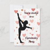 Uitnodiging Gymnastiekpartij (Voorkant)