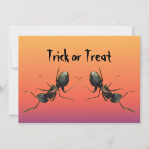 Uitnodiging Halloween Ants