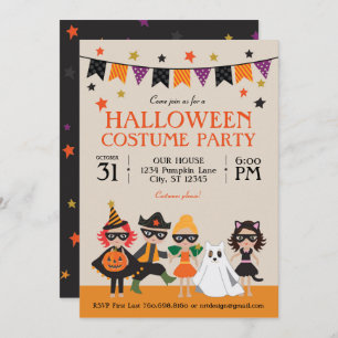 Uitnodiging Halloween Costume Party