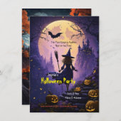 Uitnodiging Halloween Feest (Voorkant / Achterkant)