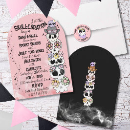 Uitnodiging Halloween Feest “Skull-ebratie”