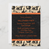 Uitnodiging  Halloween-heks-partij (Voorkant)