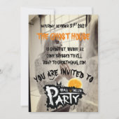 uitnodiging halloween party 2021 (Voorkant)