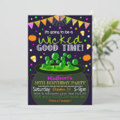 Uitnodiging Halloweenfeest (Staand voorkant)