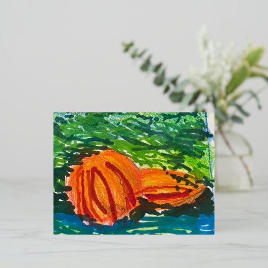 Uitnodiging Halloweenfeest (Staand Voorkant)