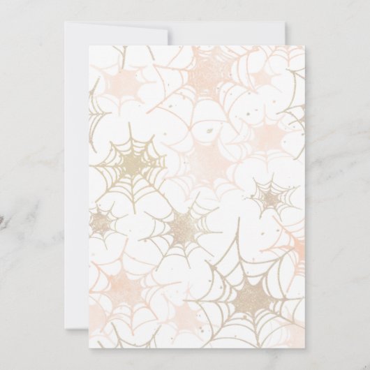 Uitnodiging Halloweenfeest – Spooktaculair Feest (Achterkant)