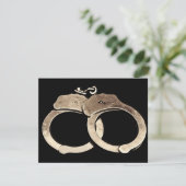 Uitnodiging handboeien (Staand voorkant)