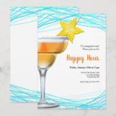 Uitnodiging Happy Hour (Voorkant / Achterkant)