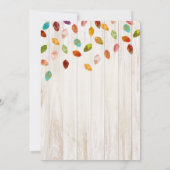 Uitnodiging herfst herfst Harvest Festival (Achterkant)