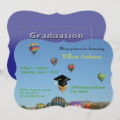 Uitnodiging hete luchtballonnen (Voorkant / Achterkant)