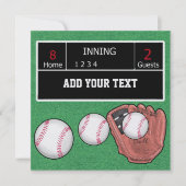 Uitnodiging honkbal - SRF (Voorkant)