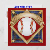 Uitnodiging honkbal - SRF (Voorkant / Achterkant)