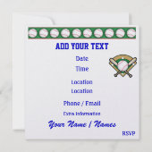 Uitnodiging honkbal - SRF (Achterkant)